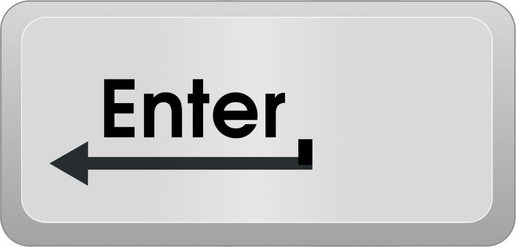 computer key Enter